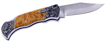 Klappmesser Wolfskopf u.Wölfe