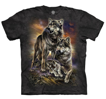 Wolf Family Sunrise Adult