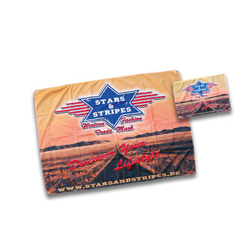 STARS & STRIPES FLAGGEN / BANNER big