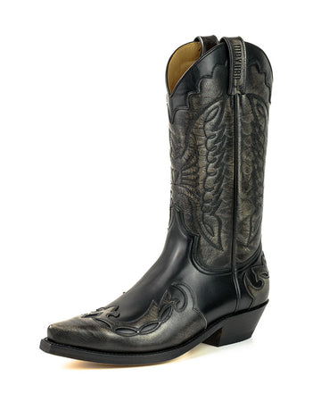 1927-C Milanelo Bone/ Pull Oil Negro