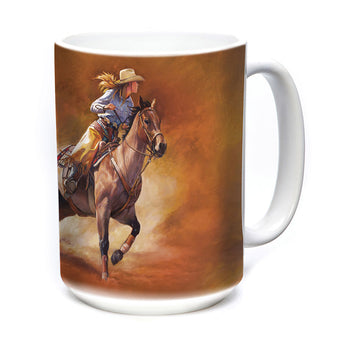 Gotta Run 15oz Equine White