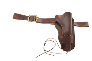 Coltgürtel aus Leder für 1 Colt