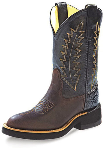 Distress Foot with Black Shaft & Black Bull Hide Counter