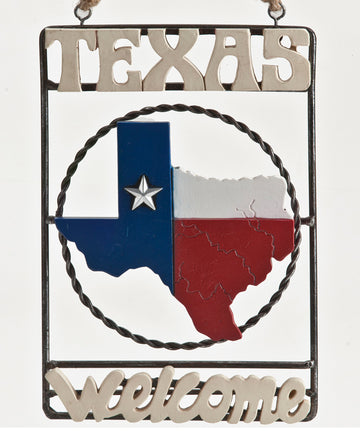 Texas Map Wall Decor