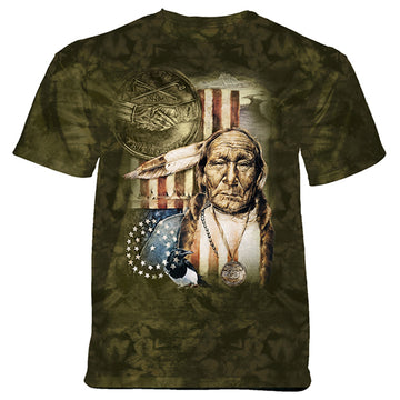 Pride Of A Nation TM Green Adult T Shirt