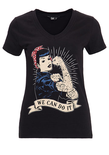 T-Shirt We Can Do It Schwarz