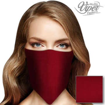 Bandana Kopftuch Halstuch Unifarben Farbe Dunkelrot