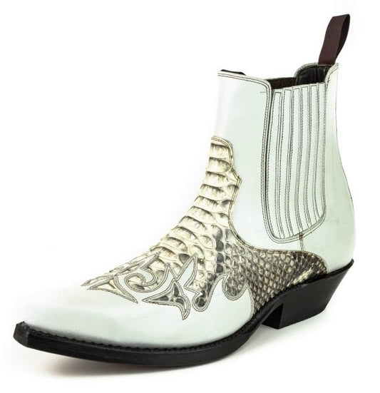 Mayura Boots ROCK 2500 Rohweiß Natürliche Python