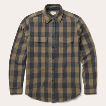 Stetson Shirt Kariert Olive