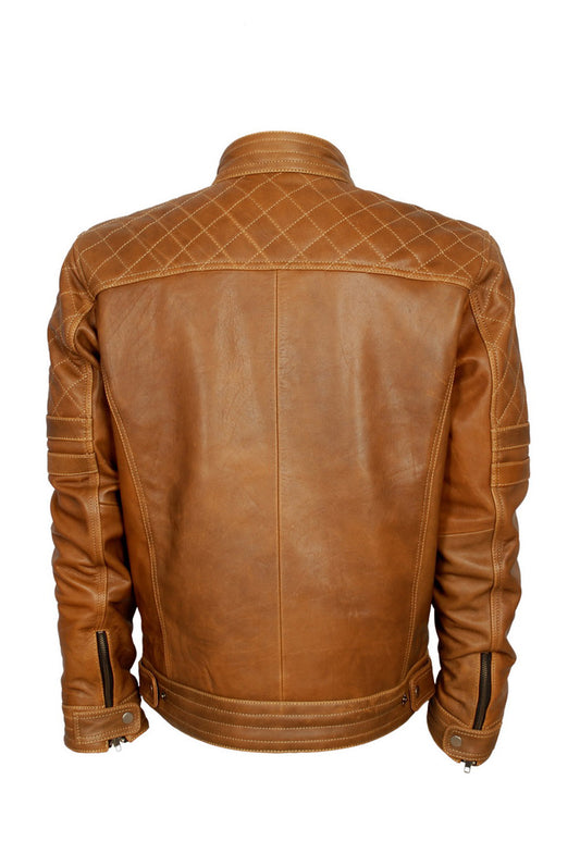 Lederjacke Antik Classic brown