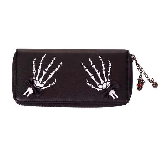 Geldbörse Skeletthand