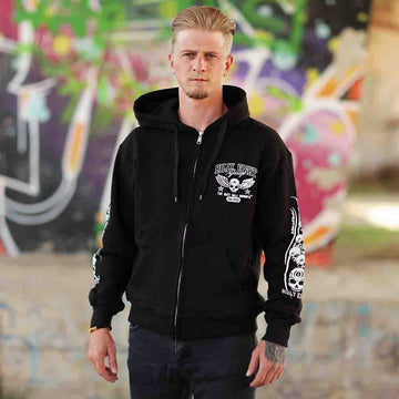 Kapuzenjacke Billy Eight Garage Logo