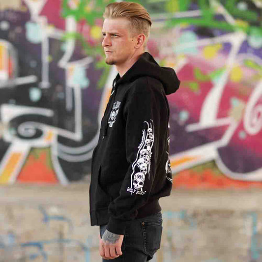 Kapuzenjacke Billy Eight Inky Fool Logo