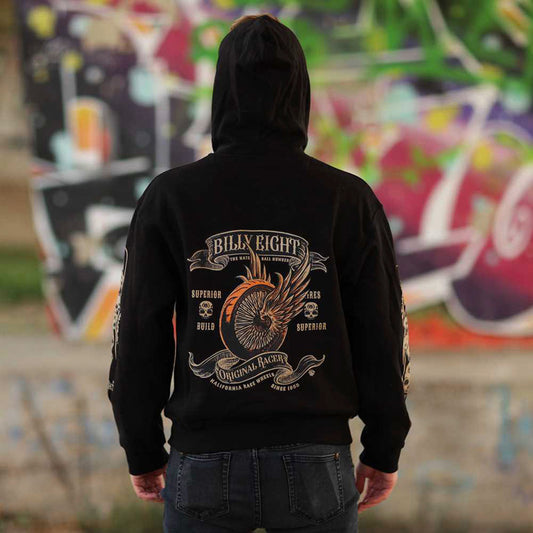 Kapuzenjacke Billy Eight Racer Logo