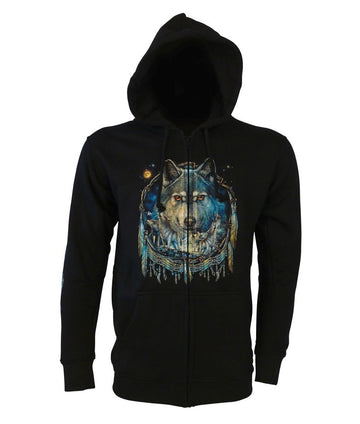 Wolf Dreamcatcher Kapuzenjacke