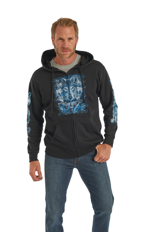 Wolves and Biker Kapuzenjacke