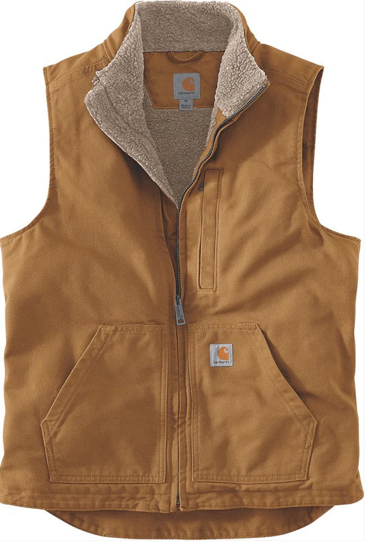 Washed Duck Sherpa Lined Mock Neck 104277