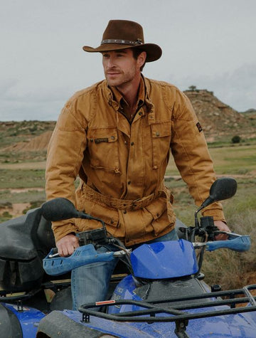 Belmore Canvas Jacket mustard