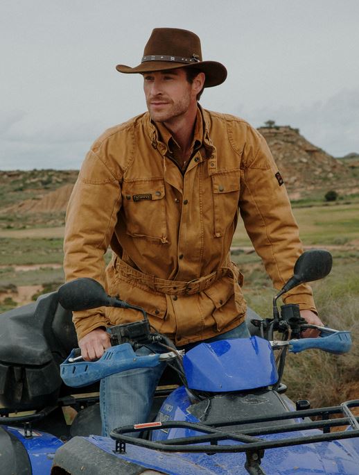 Belmore Canvas Jacket mustard