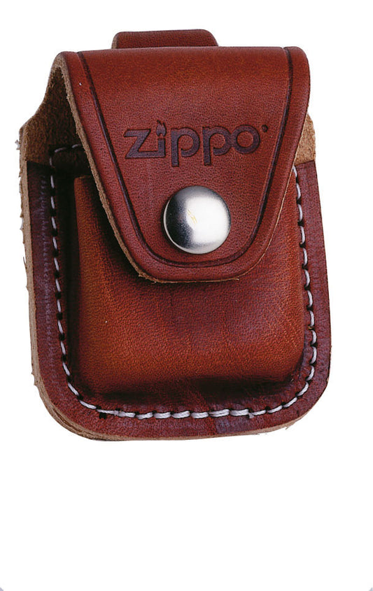 ZIPPO LPLB POUCH BROWN W/ LOOP
