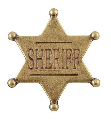 Sheriffstern US Goldfarben