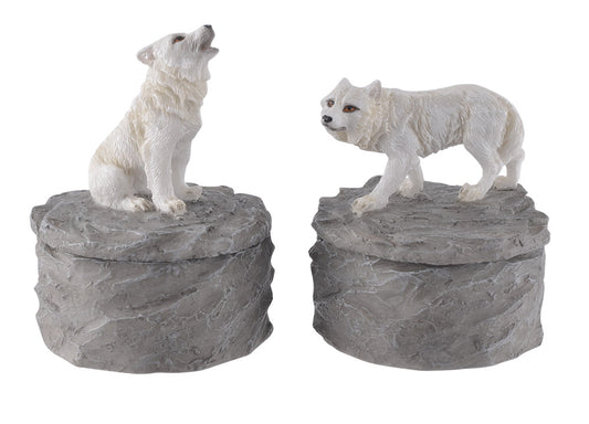 2er Set Boxen Polarwolf sort.
