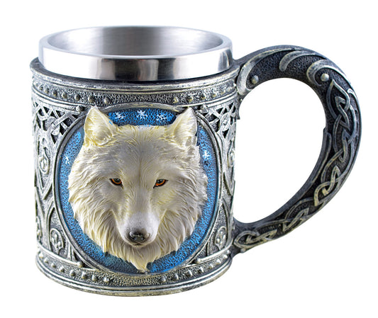 Keltischer Krug grauer Wolf