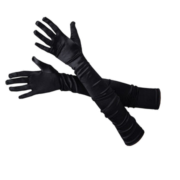 Ärmel schwarz satin
