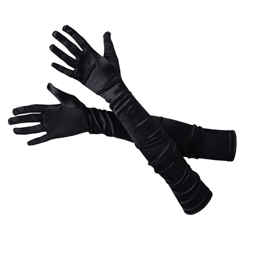 Ärmel schwarz satin
