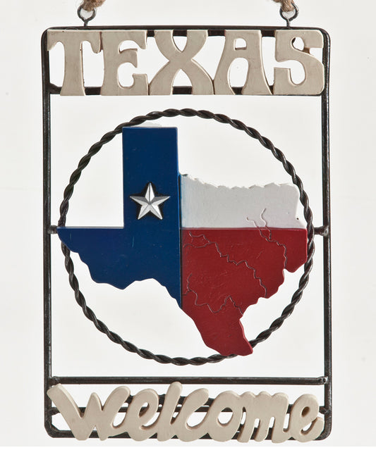 Texas Map Wall Decor