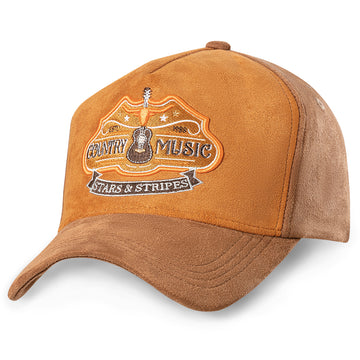 TRUCKER CAP COUNTRY MUSIC brown