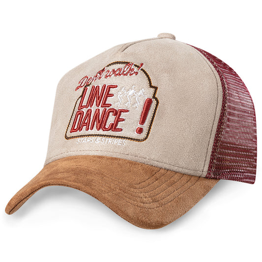 TRUCKER CAP LINE DANCE bordeaux