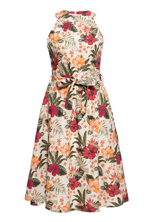 Swing Kleid Hawaiian Flowers
