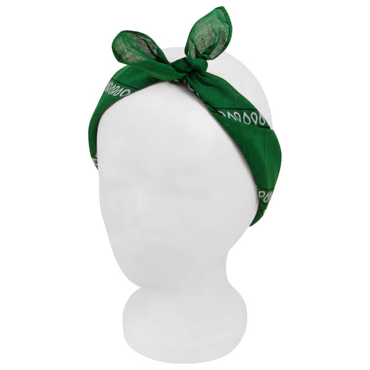 Bandana Kopftuch Halstuch Paisley Farbe Grün