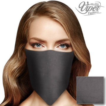 Bandana Kopftuch Halstuch Unifarben Farbe Grau