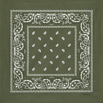 BANDANA-10 - olive green