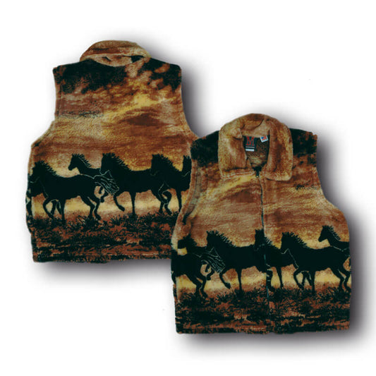 Fleece Jacke Sunset Horse