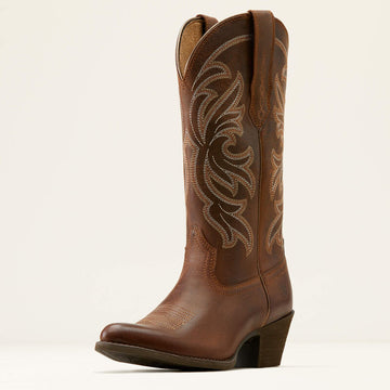 Heritage J Toe Stretchfit Western Boot brown