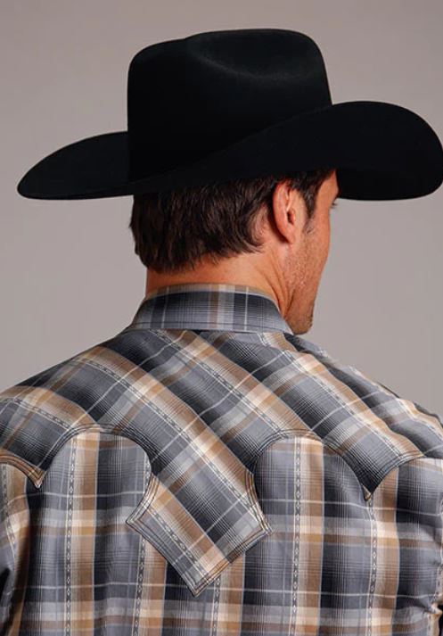 Stetson Mens Diamond Back Dobby Shirt