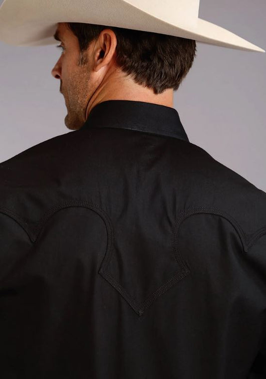 Stetson Mens Peached Popline Shirt