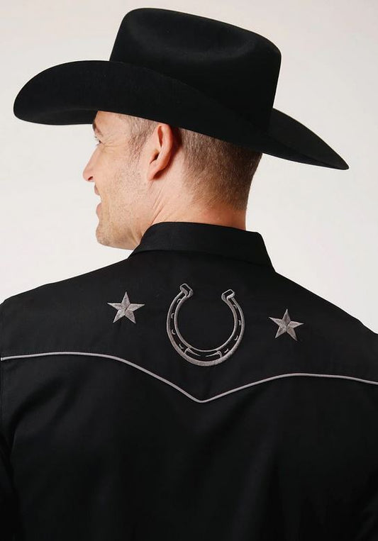 Roper Mens Poly Retro Shirt