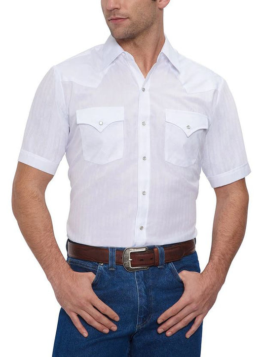 CHARLES WESTERN SHIRT WHITE