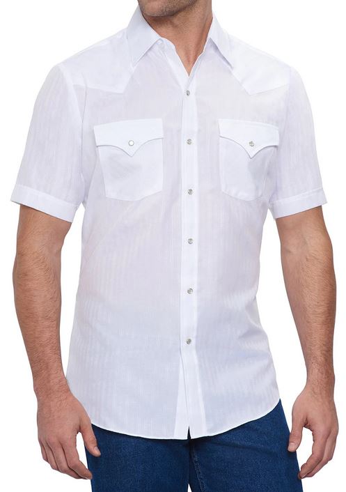 CHARLES WESTERN SHIRT WHITE