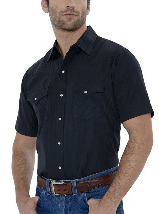 GEORGE WESTERN SHIRT BLACK