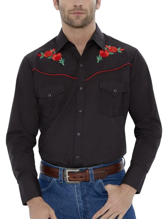 MARSHAL ROSE SHIRT BLACK