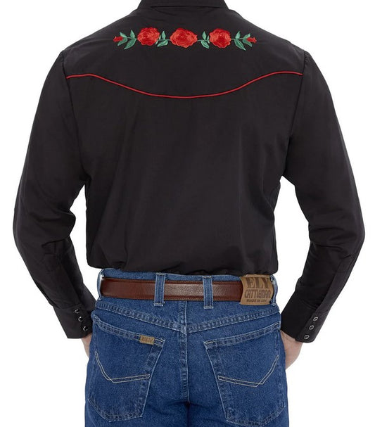 MARSHAL ROSE SHIRT BLACK