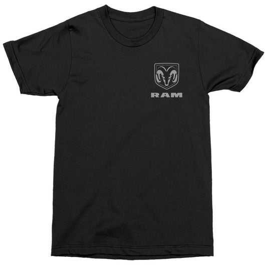 DODGE RAM T-SHIRT AMERICAN FLAG TRUCK