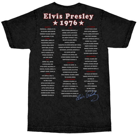 ELVIS PRESLEY T-SHIRT 1976 TOUR