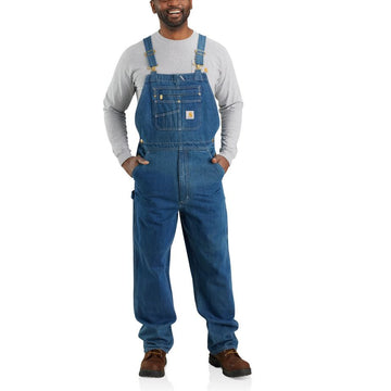 LATZHOSE LOOSE FIT DENIM BIB OVERALL