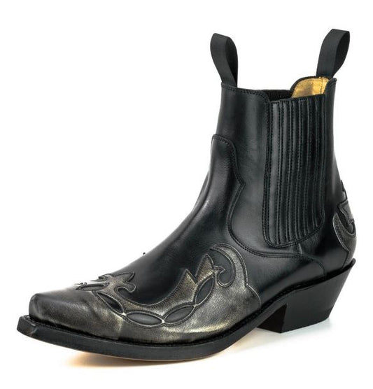 Mayura Boots 1931 in Milanelo Bone / Pull Oil Negro